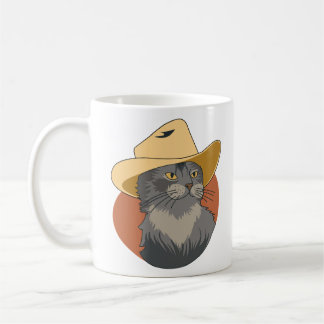 Taza De Café Gato Vaquero