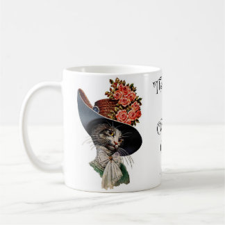 Taza De Café Gato victoriano con Gorra