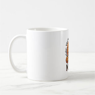 Taza De Café Gato vintage de Halloween Grito Meow Grabado_1