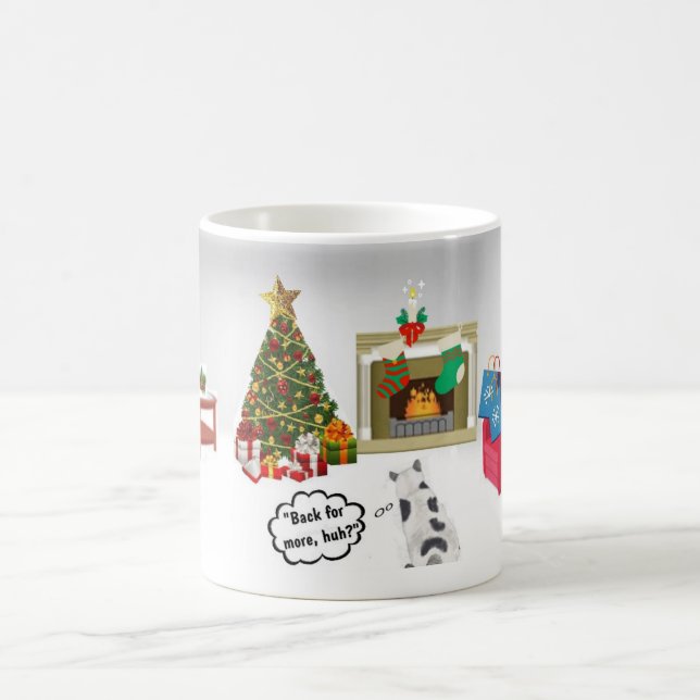 Taza De Café Gato vs. árbol (Centro)