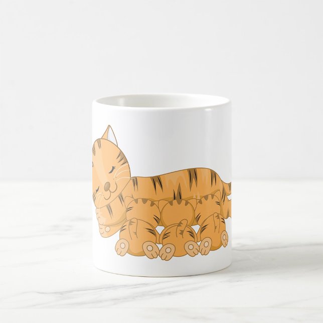 Taza De Café Gato Y Gatitos (Subido por el creador)