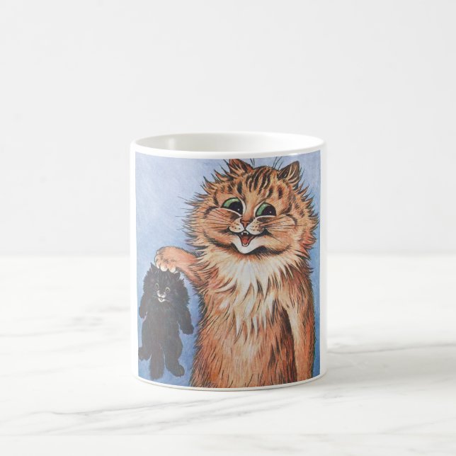 Taza De Café Gato y gatitos, Louis Wain (Centro)