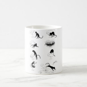 Taza De Café Gato y Goldfish, Alejandro Steinlen