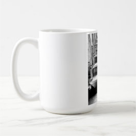 Taza De Café Gato y las escaleras