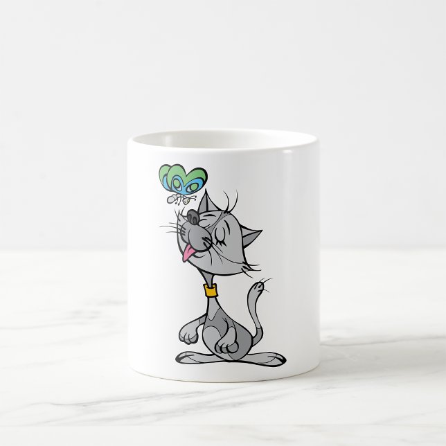 Taza De Café Gato Y Mugre De Mariposa (Subido por el creador)