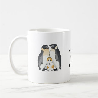 Taza De Café Gato y pingüino, para el amante del gato