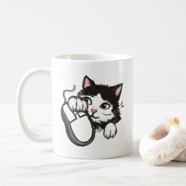 Taza De Café Gato y ratón