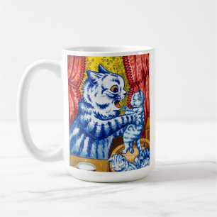 Taza De Café Gato y sus gatitos