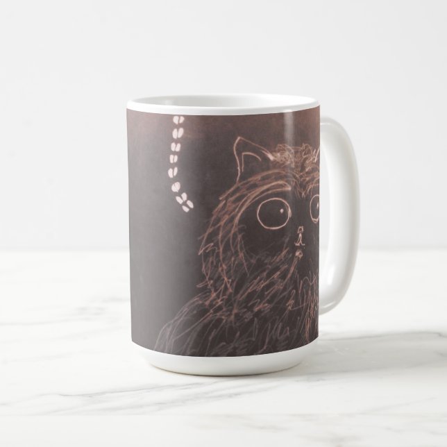 Taza De Café gato yaei (Anverso derecho)