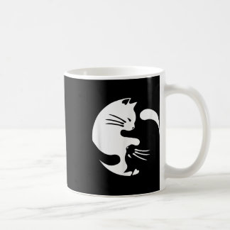 Taza De Café Gato Yin Yang Paz Amo Idea de Regalo Interconectad