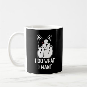 Taza De Café Gato Yo Hago Lo Que Quiero Gracioso