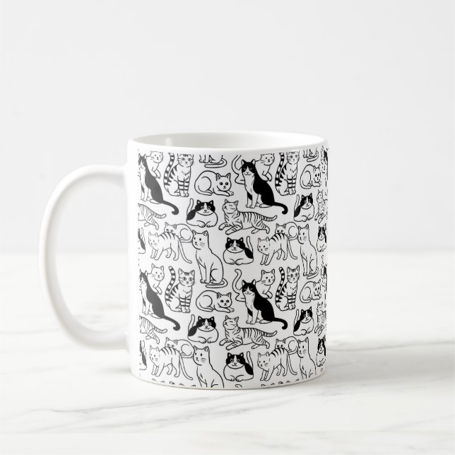 Taza De Café Gatos (Izquierda)