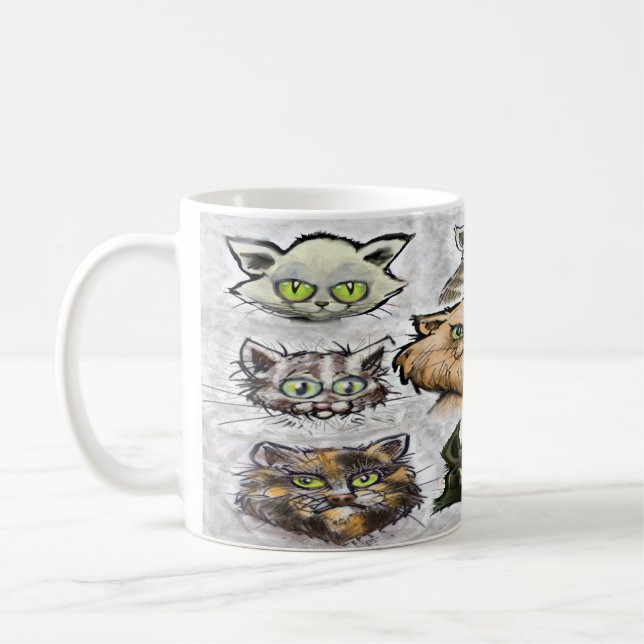 Taza De Café Gatos (Izquierda)
