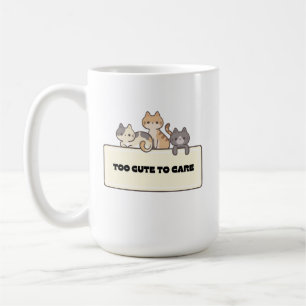 Taza De Café Gatos adorables Kawaii Diseño divertido de gato li