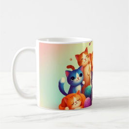 Taza De Café Gatos Adorables Personalizados