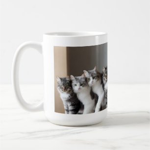 Taza De Café Gatos Afortunados Mejor Papá