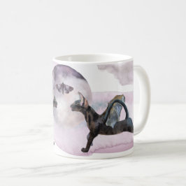 Taza De Café Gatos alados de medianoche