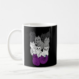 Taza De Café Gatos asexuales Transgénero Queer Lgbtq Amor Igual