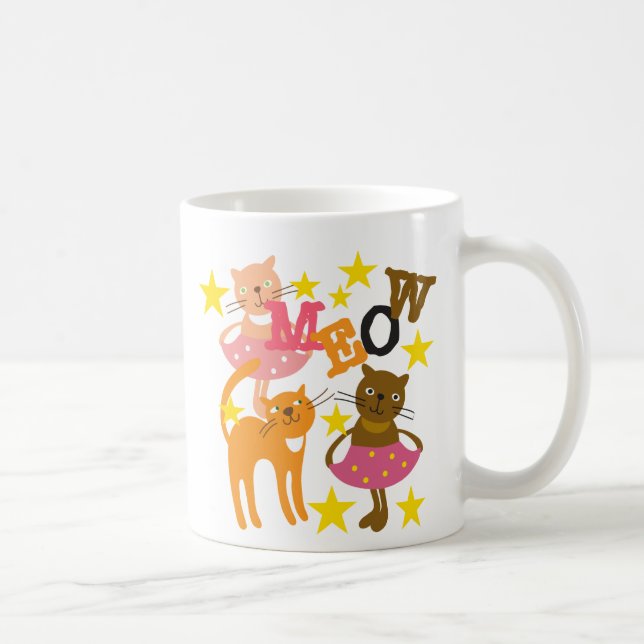 Taza De Café Gatos bailando (Derecha)