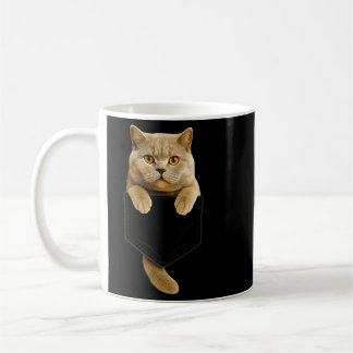 Taza De Café Gatos British Shorthair Regalos Poc Mamá Gato Papá