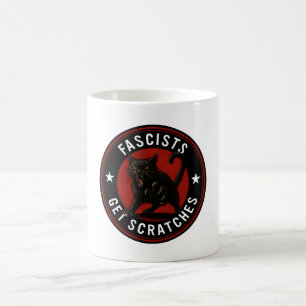 Taza De Café Gatos Contra Fascistas