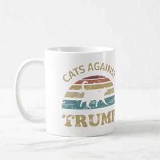 Taza De Café Gatos contra Trump