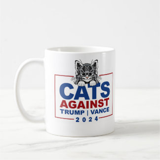 Taza De Café Gatos contra Trump Vance