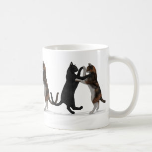 Taza De Café Gatos de baile dulce