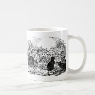 Taza De Café Gatos de canto vintage