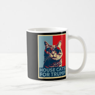 Taza De Café Gatos De Casa Para Trump 2024