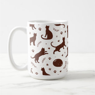 Taza De Café Gatos de Chocolate