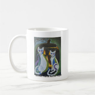 Taza De Café Gatos de Halloween