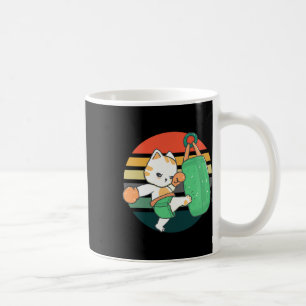 Taza De Café Gatos de Kickboxing Hombres Mujeres Niños 