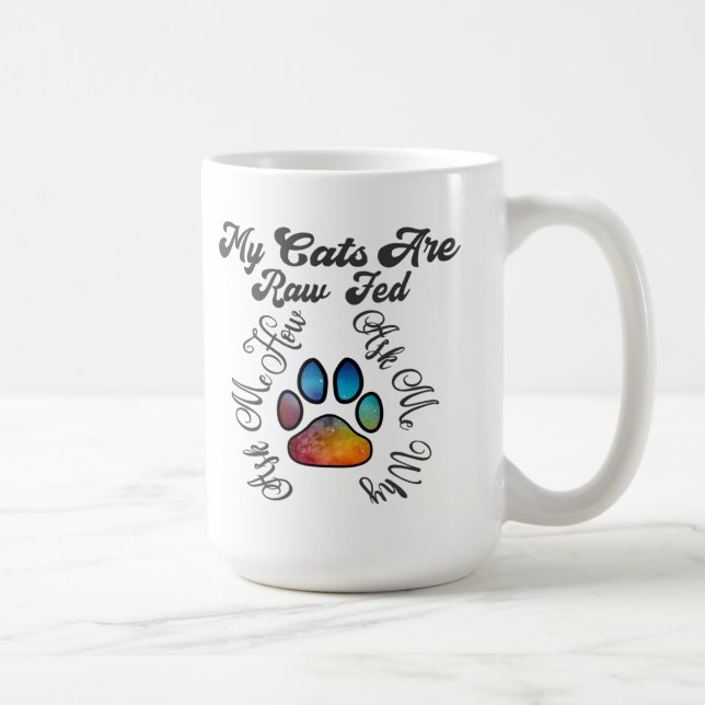 Taza De Café Gatos de la Fed crudos (Derecha)