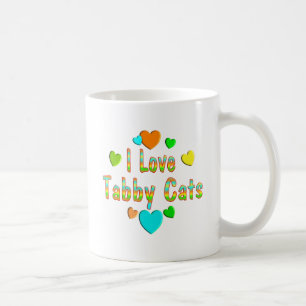 Taza De Café Gatos de Tabby del amor