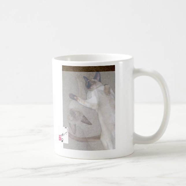 Taza De Café Gatos de vuelo (Derecha)