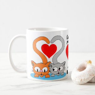 Taza De Café Gatos dejan huellas de patas en nuestros CORAZONES