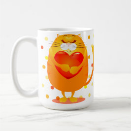 Taza De Café Gatos dulces enamorados, cerdo
