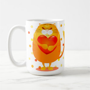 Taza De Café Gatos dulces enamorados, cerdo