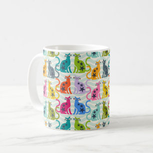Taza De Café Gatos en la playa