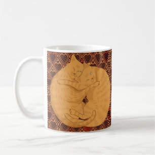 Taza De Café Gatos enamorados: Mac & Suzy...