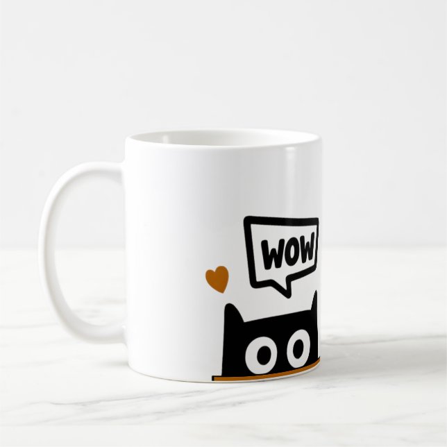 Taza De Café gatos espías Mug (Izquierda)