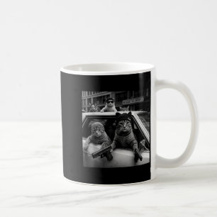 Taza De Café Gatos gánster divertidos hombres mujeres amante ga