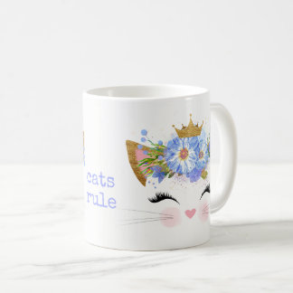 Taza De Café Gatos gobiernan a la princesa Kitty Mug