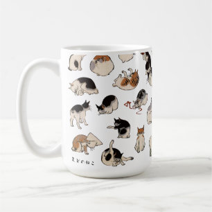 Taza De Café Gatos japoneses, Hiroshige, Ukiyo-e