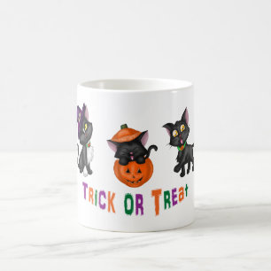 Taza De Café Gatos lindos de Halloween
