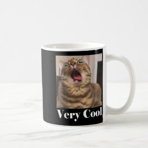 Taza De Café Gatos Meme Gráfico Gato Tonto Humor Gato Divertido