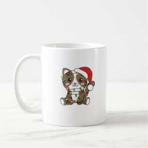 Taza De Café Gatos Navidades Animales de Invierno Gatos