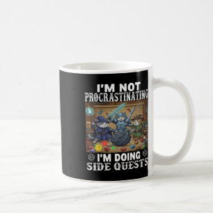 Taza De Café Gatos No Estoy Procrastinando Estoy Haciendo Misio