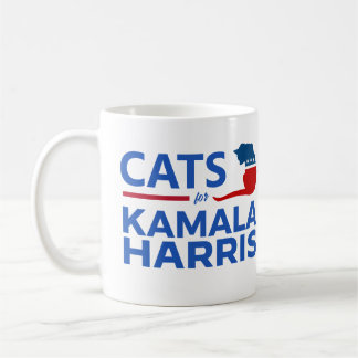 Taza De Café Gatos para Kamala Harris